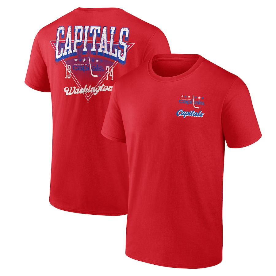 Men's Washington Capitals Red Never Over T-Shirt - Ujersey NFL Shop