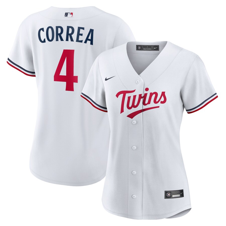 Women's Minnesota Twins Carlos Correa Nike White Home Replica Player Jersey - Ujersey NFL Shop