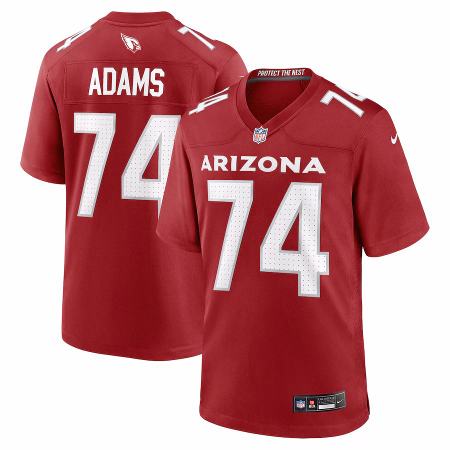 Men's Arizona Cardinals Isaiah Adams Nike Cardinal Team Game Jersey - Ujersey