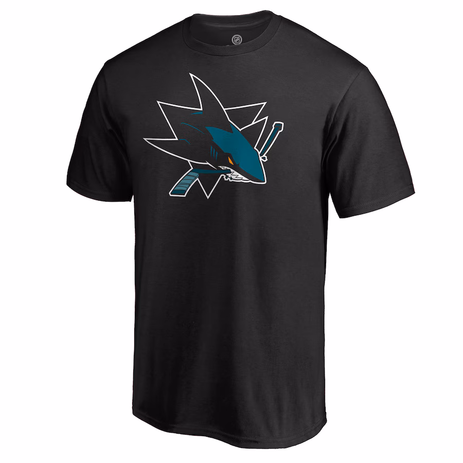Men's San Jose Sharks Black Team Alternate T-Shirt - Ujersey NFL Shop