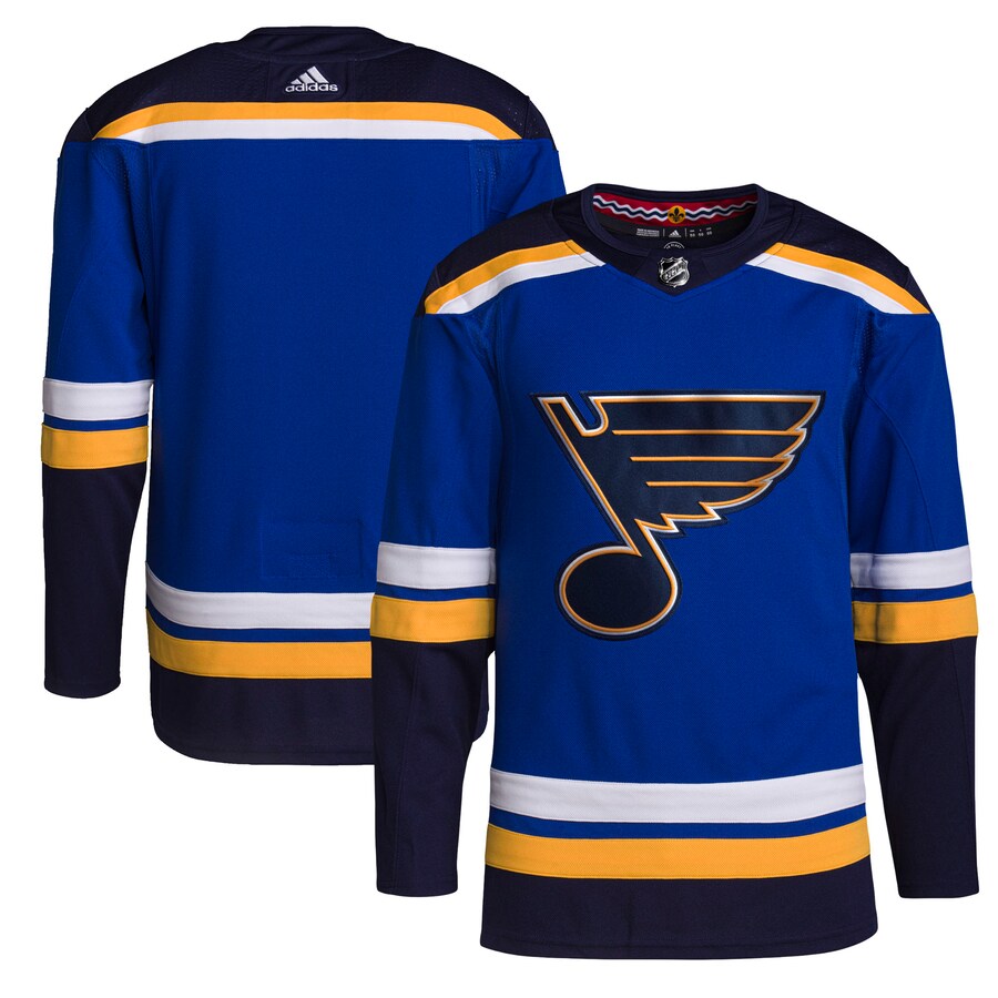 Men's St. Louis Blues adidas Royal Home Authentic Pro Jersey - Ujersey NFL Shop
