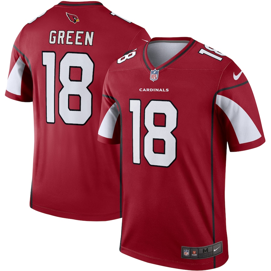 Men's Arizona Cardinals A.J. Green Nike Cardinal Team Legend Player Performance Top - Ujersey