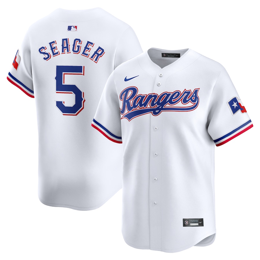 Youth Texas Rangers Corey Seager Nike White Home Limited Jersey - Ujersey