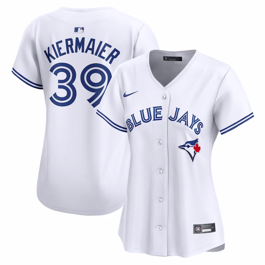 Women's Toronto Blue Jays Kevin Kiermaier Nike White Home Limited Player Jersey - Ujersey NFL Shop