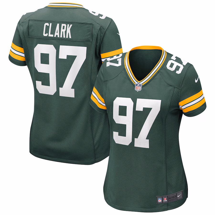 Women's Green Bay Packers Kenny Clark Nike Green Game Jersey - Ujersey NFL Shop