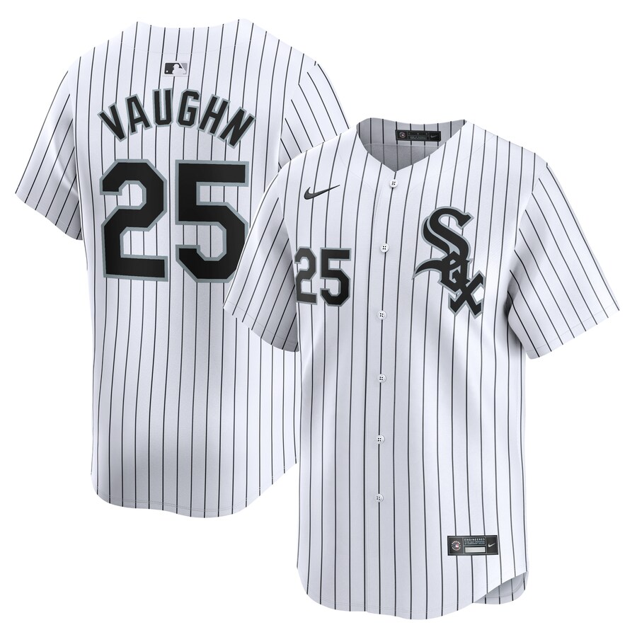 Men's Chicago White Sox Andrew Vaughn Nike White Home Limited Player Jersey - Ujersey