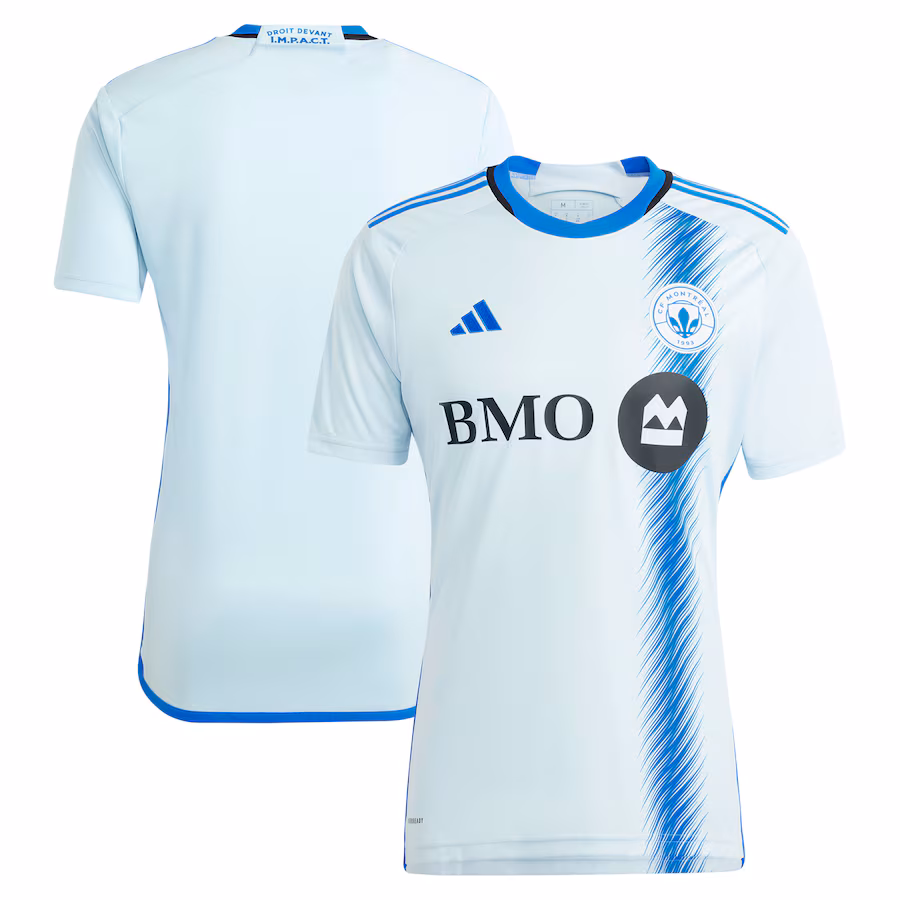 Men's CF Montreal  adidas Light Blue 2024 La Main Replica Jersey - Ujersey NFL Shop