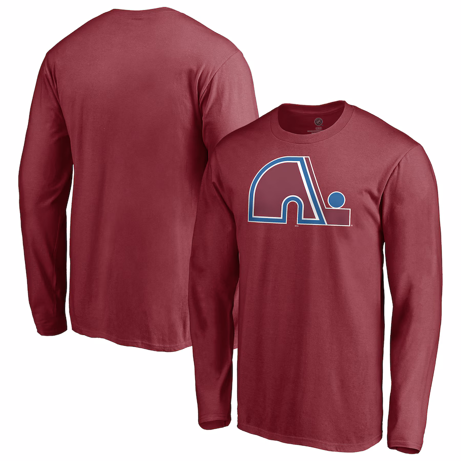 Men's Colorado Avalanche Burgundy Special Edition Primary Logo Long Sleeve T-Shirt - Ujersey NFL Shop