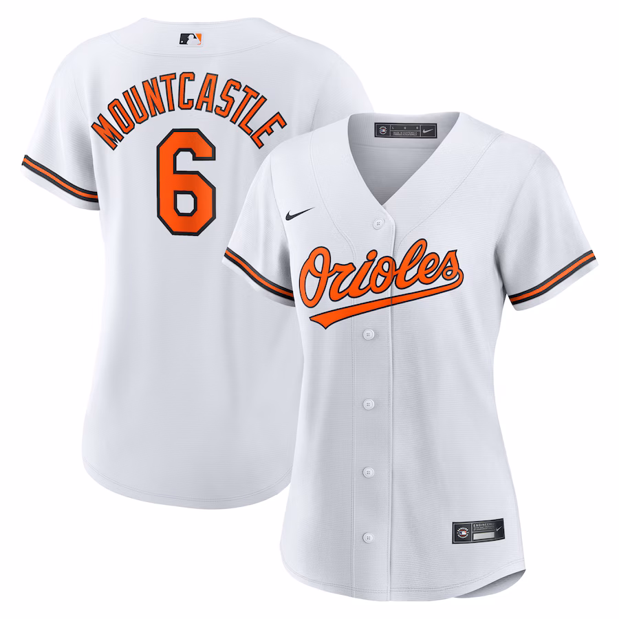 Women's Baltimore Orioles Ryan Mountcastle Nike White Home Replica Jersey - Ujersey NFL Shop