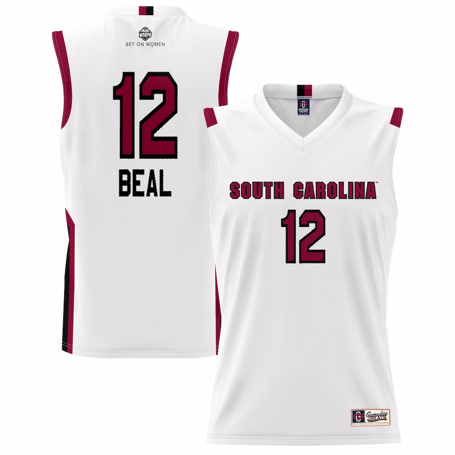 Brea Beal South Carolina Gamecocks GameDay Greats Unisex Lightweight Basketball Alumni Jersey - White - Ujersey NFL Shop