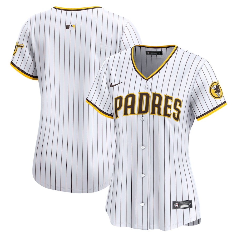 Women's San Diego Padres Nike White Home Limited Jersey - Ujersey