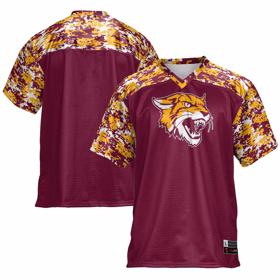 Men's GameDay Greats Maroon Bethune-Cookman Wildcats Football Jersey - Ujersey
