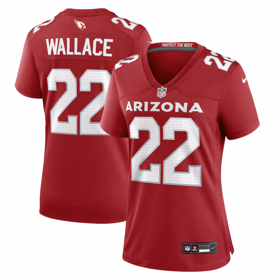 Women's Arizona Cardinals K'Von Wallace Nike  Cardinal Team Game Jersey - Ujersey