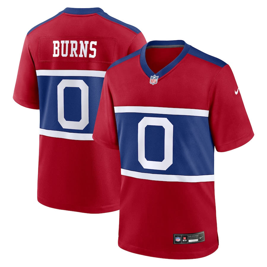 Men's New York Giants Brian Burns Nike Century Red Alternate Player Game Jersey - Ujersey NFL Shop