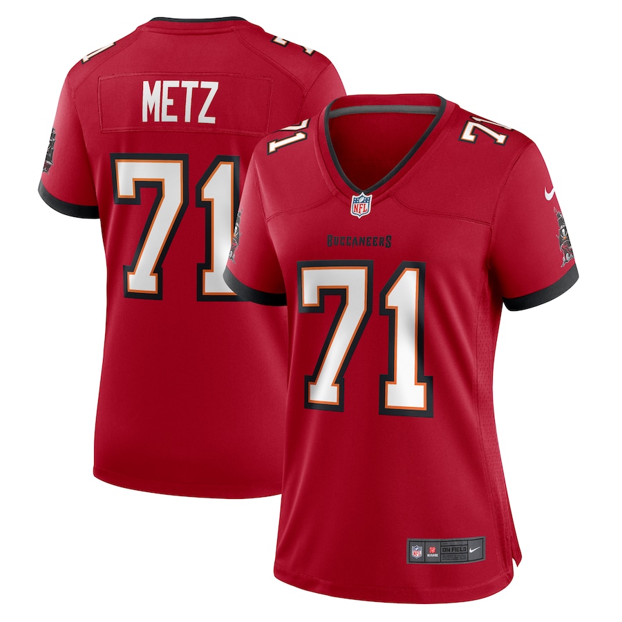 Women's Tampa Bay Buccaneers Lorenz Metz Nike  Red  Game Jersey - Ujersey NFL Shop