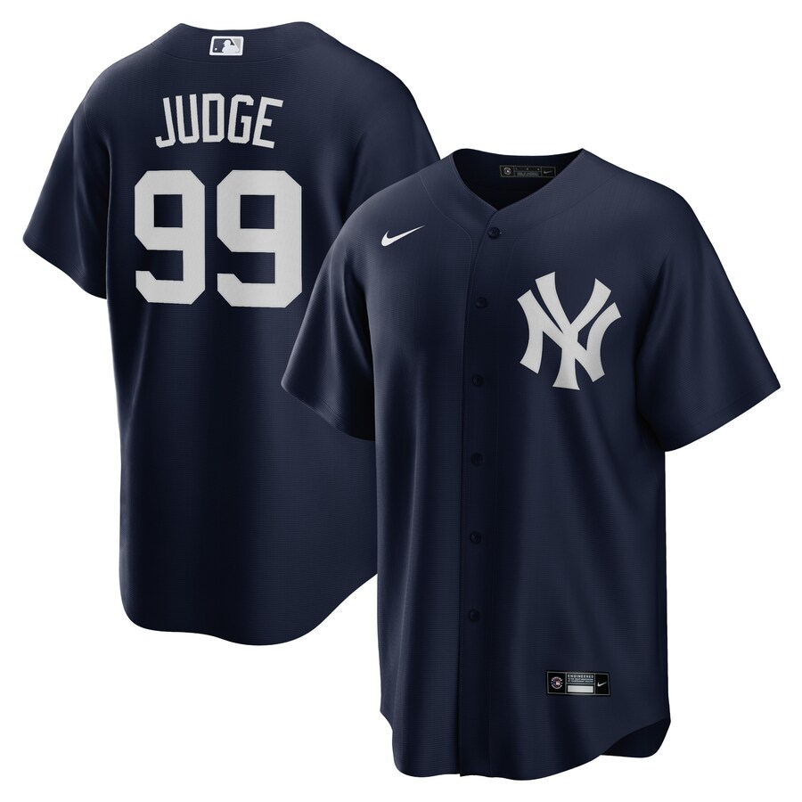 Men's New York Yankees Aaron Judge Nike Navy 2020 Spring Training Replica Player Jersey - Ujersey