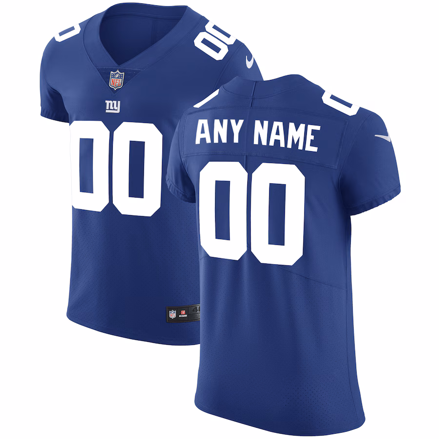 Men's New York Giants Nike Royal Vapor Untouchable Custom Elite Jersey - Ujersey NFL Shop