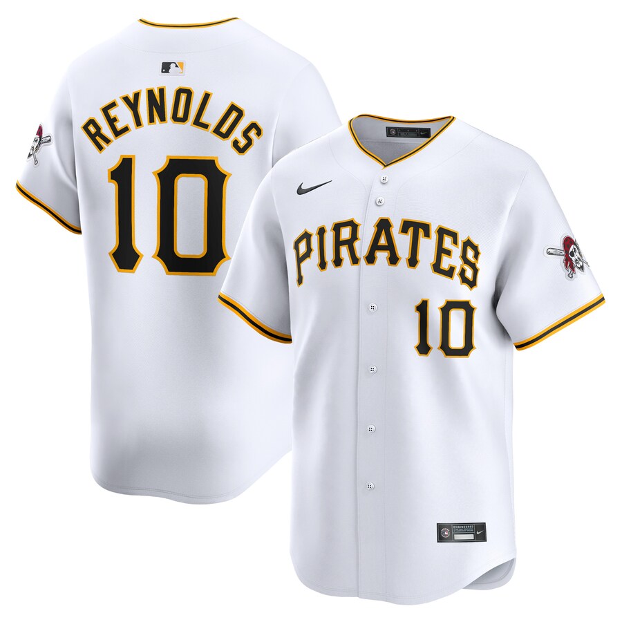 Men's Pittsburgh Pirates Bryan Reynolds Nike White Home Limited Player Jersey - Ujersey NFL Shop