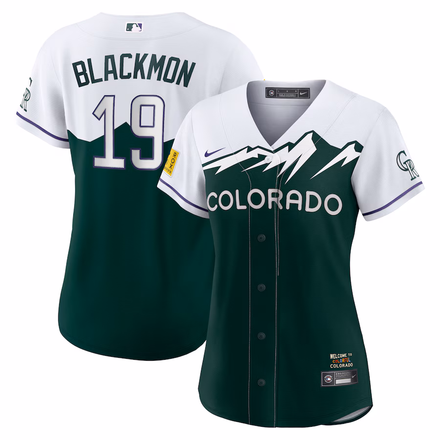Women's Colorado Rockies Charlie Blackmon Nike White 2022 City Connect Replica Player Jersey - Ujersey NFL Shop