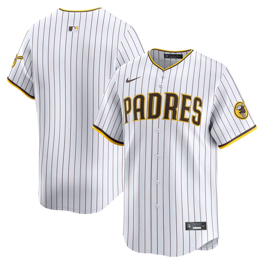 Men's San Diego Padres Nike White Home Limited Jersey - Ujersey