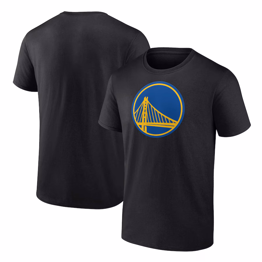 Men's Golden State Warriors Fanatics Black Primary Logo T-Shirt - Ujersey NFL Shop