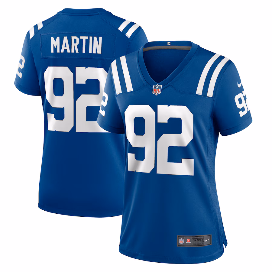 Women's Indianapolis Colts Jacob Martin Nike  Royal Team Game Jersey - Ujersey NFL Shop