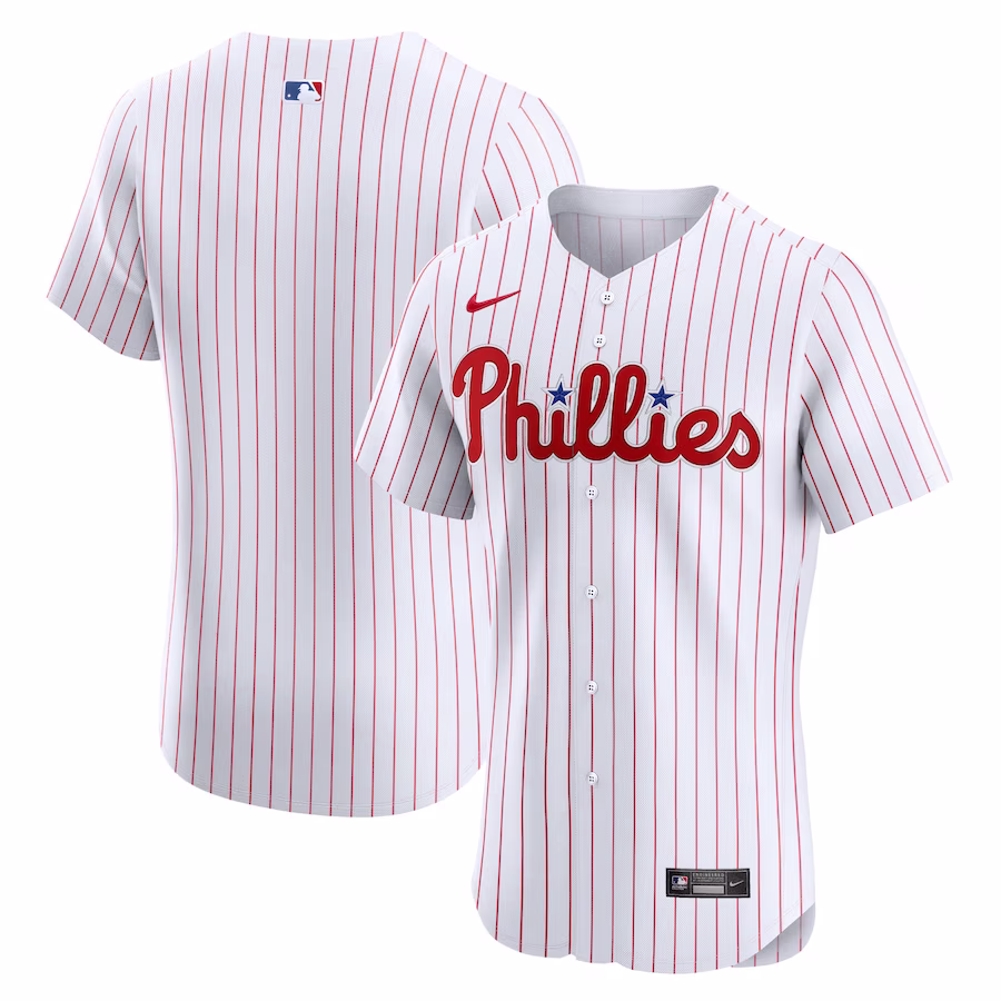 Men's Philadelphia Phillies Nike White Home Elite Jersey - Ujersey
