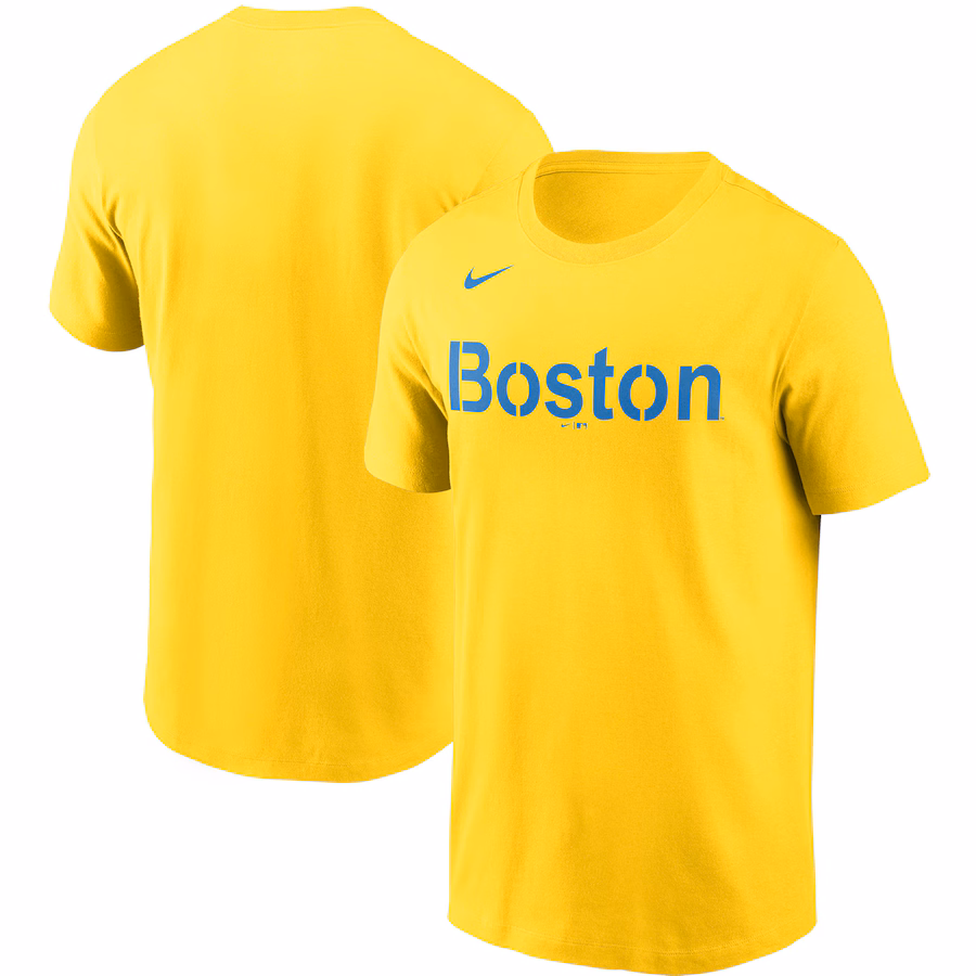 Men's Boston Red Sox Nike City Connect Wordmark T-Shirt - Ujersey