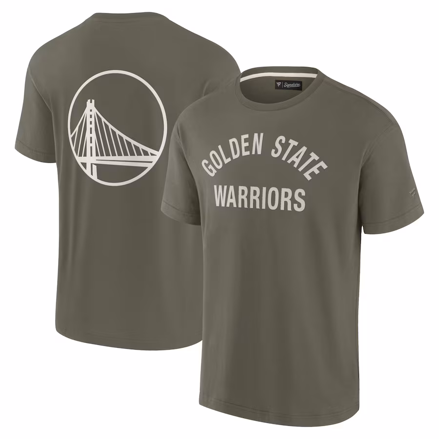 Unisex Golden State Warriors Fanatics Olive Elements Super Soft Short Sleeve T-Shirt - Ujersey