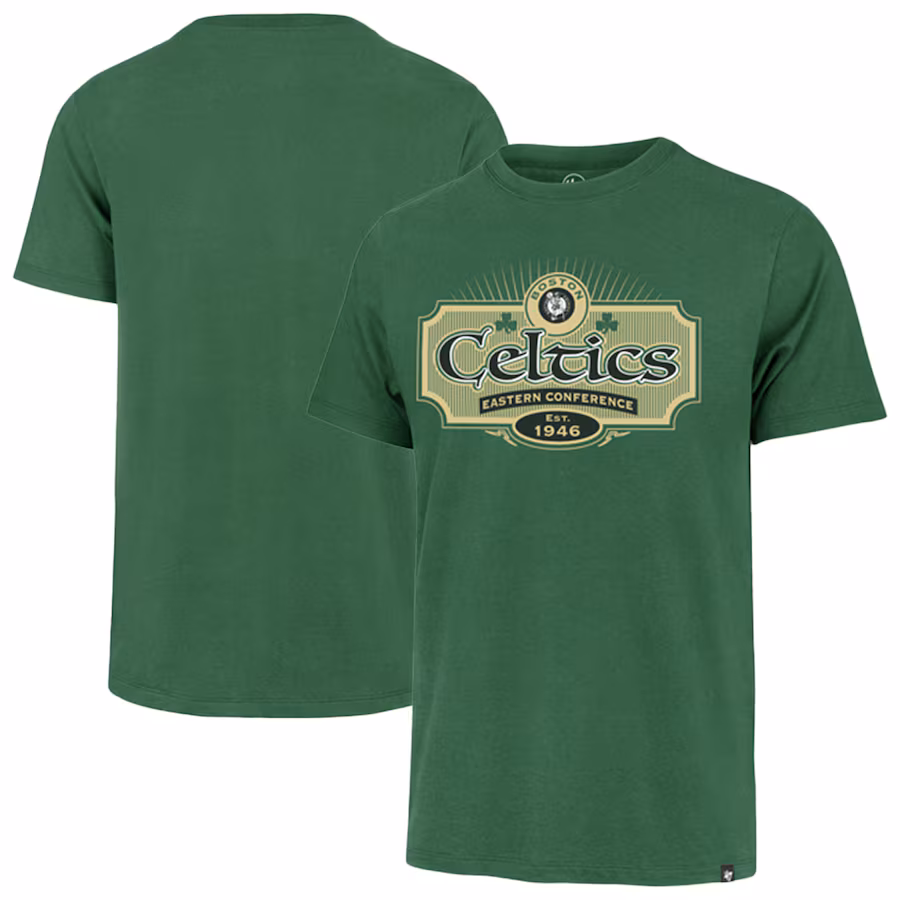 Men's Boston Celtics  '47 Green Lucky Team Franklin T-Shirt - Ujersey