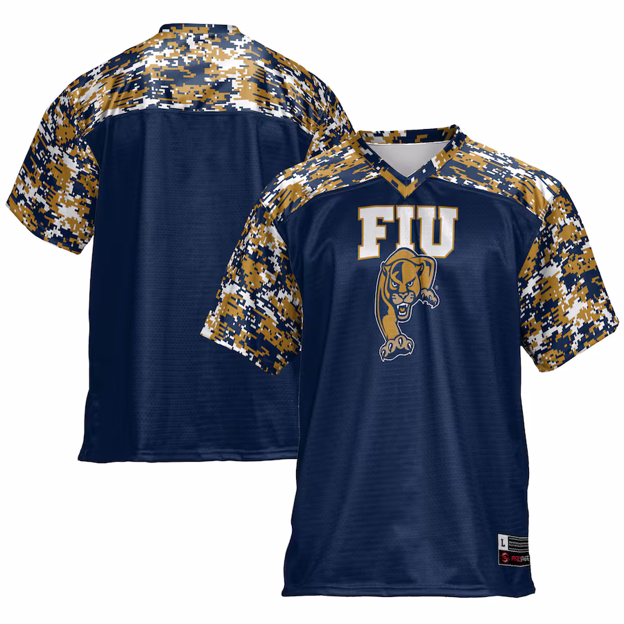 Men's GameDay Greats Blue FIU Panthers Football Jersey - Ujersey Shop