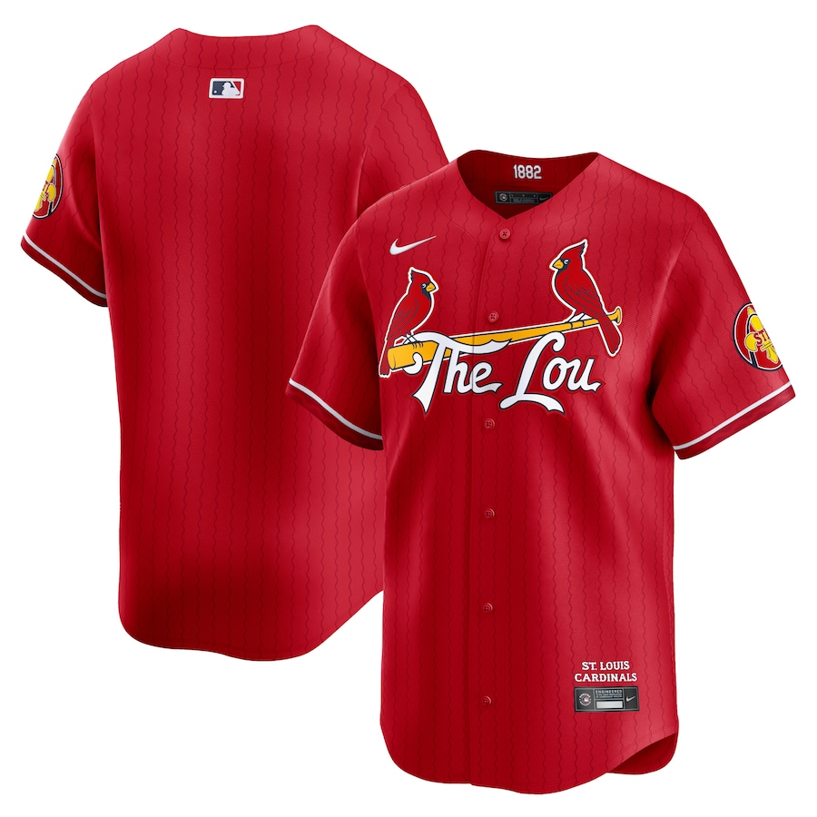 Men's St. Louis Cardinals  Nike Red 2024 City Connect Limited Jersey - Ujersey Shop