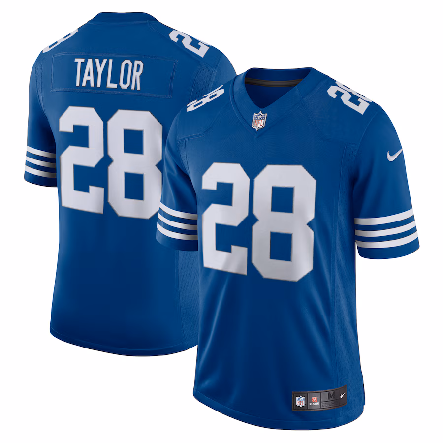 Men's Indianapolis Colts Jonathan Taylor Nike Royal Alternate Vapor Limited Jersey - Ujersey Shop