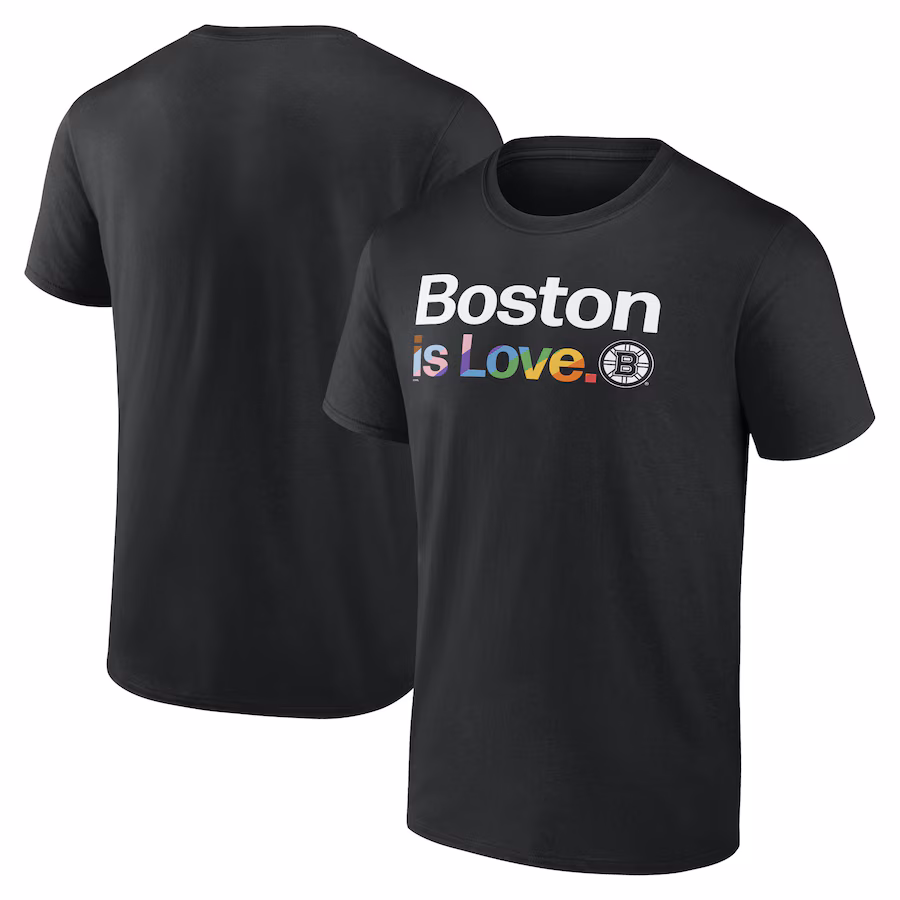 Men's Boston Bruins Black City Pride T-Shirt - Ujersey Shop