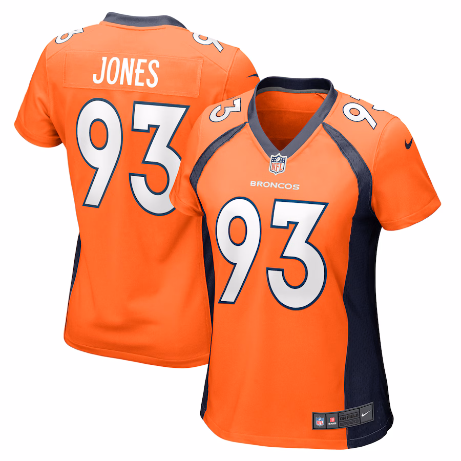 Women's Denver Broncos Troy Jones Nike Orange Game Jersey - Ujersey Shop