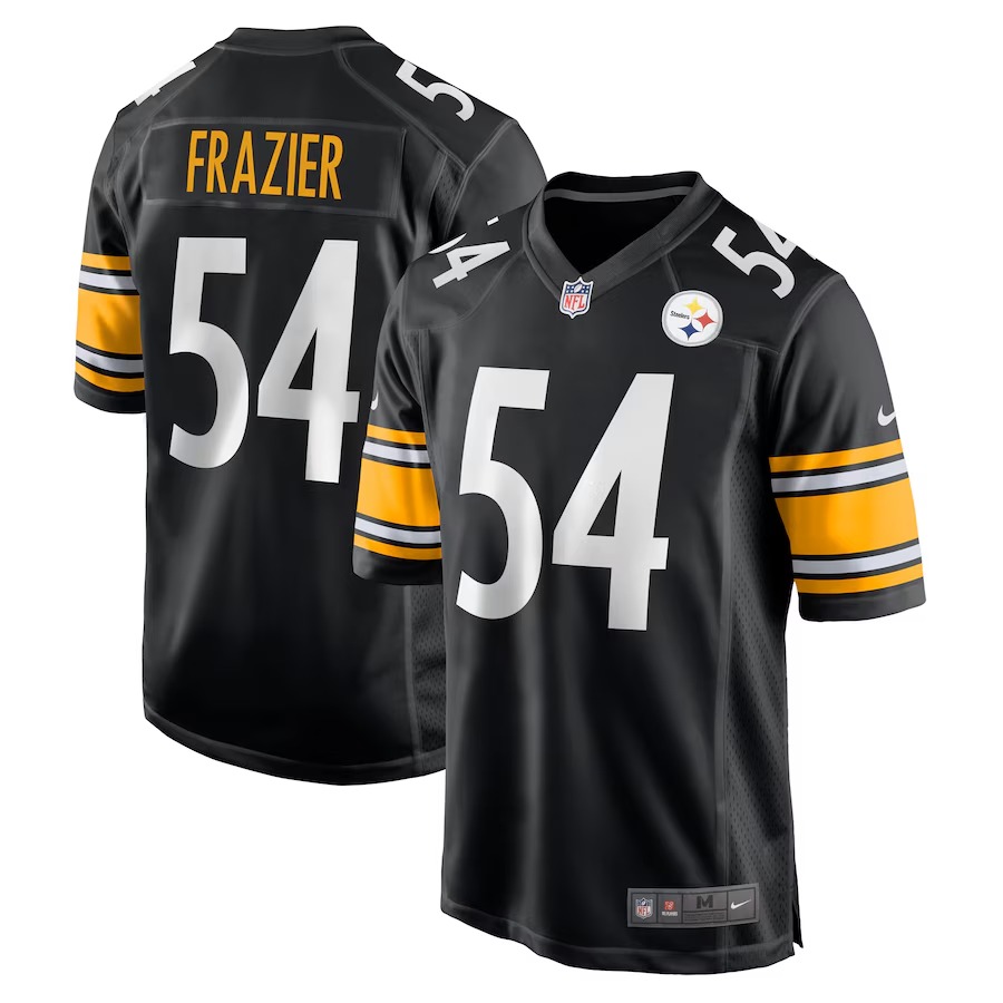Men's Pittsburgh Steelers Zach Frazier Nike  Black  Game Jersey - Ujersey Shop