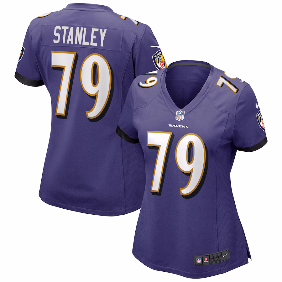 Women's Baltimore Ravens Ronnie Stanley Nike Purple Game Jersey - Ujersey Shop