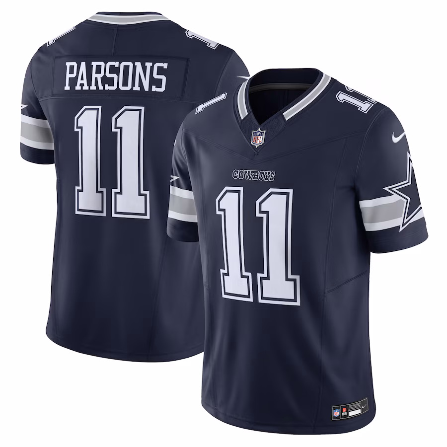 Men's Dallas Cowboys Micah Parsons Nike Navy Vapor F.U.S.E. Limited Jersey - Ujersey Shop