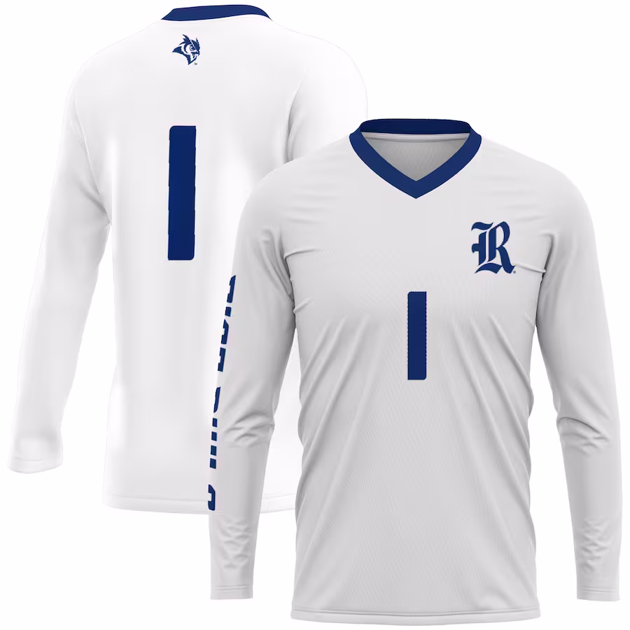 #1 Rice Owls GameDay Greats Youth  Lightweight Volleyball Jersey - White - Ujersey Shop