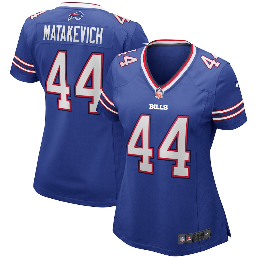 Women's Buffalo Bills Tyler Matakevich Nike Royal Player Game Jersey - Ujersey Shop