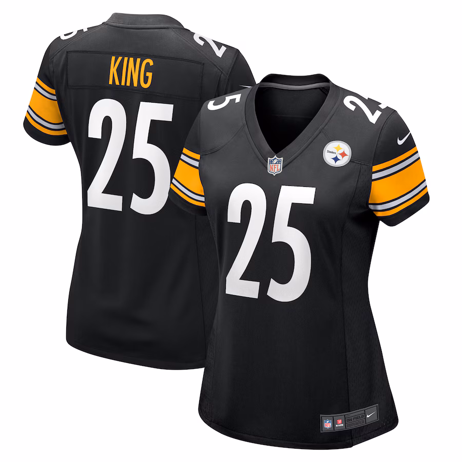 Women's Pittsburgh Steelers Desmond King Nike  Black  Game Jersey - Ujersey Shop