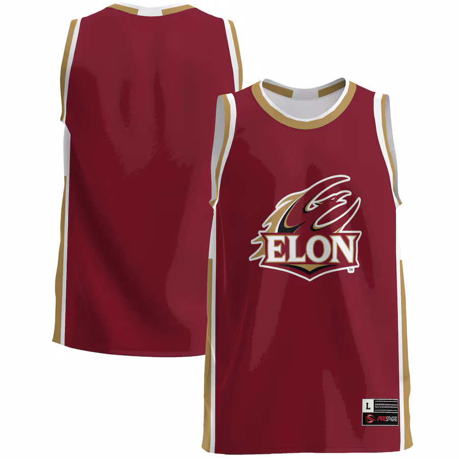Men's GameDay Greats  Maroon Elon Phoenix  Lightweight Basketball Jersey - Ujersey Shop