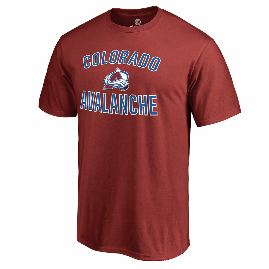 Men's Colorado Avalanche Maroon Victory Arch T-Shirt - Ujersey Shop