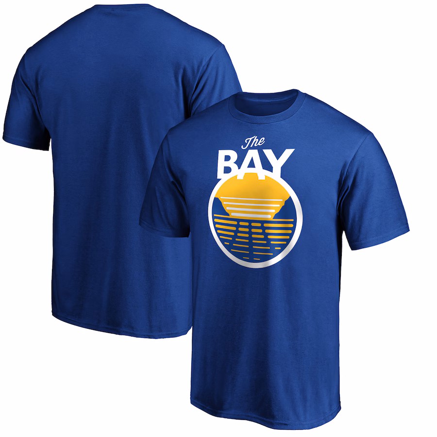 Men's Golden State Warriors Royal The Bay Statement Edition T-Shirt - Ujersey Shop
