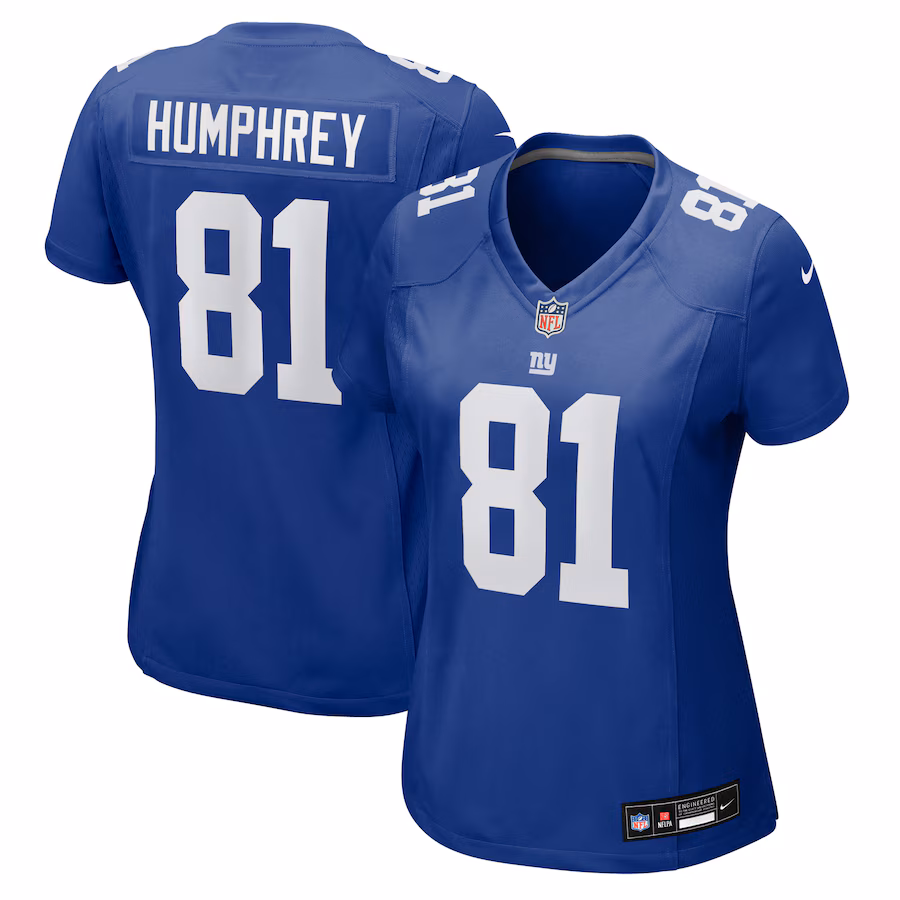 Women's New York Giants Lil'Jordan Humphrey Nike Royal Team Game Jersey - Ujersey Shop
