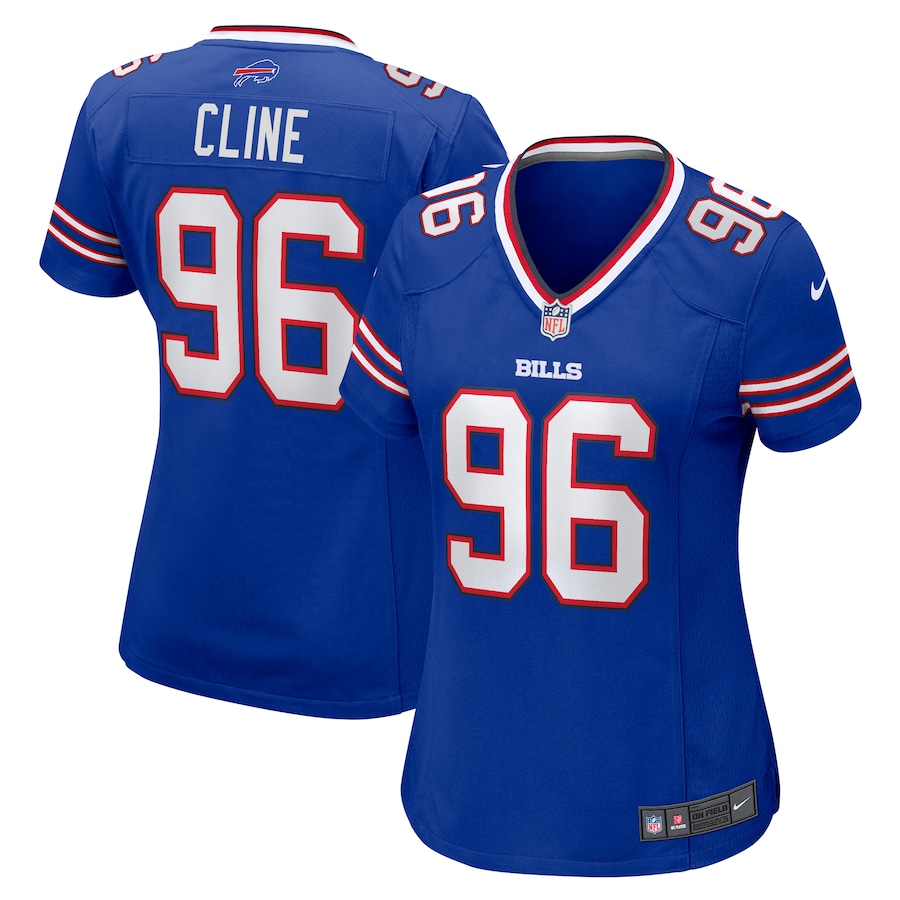Women's Buffalo Bills Kameron Cline Nike  Royal Team Game Jersey - Ujersey Shop