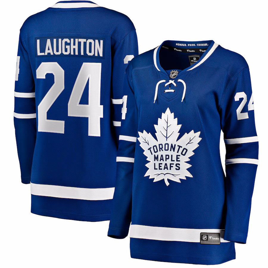 Women's Toronto Maple Leafs Scott Laughton Fanatics Blue Home Breakaway Player Jersey - Ujersey Shop