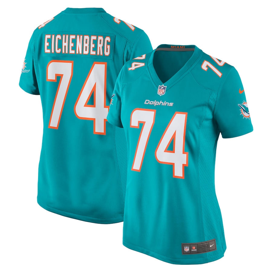 Women's Miami Dolphins Liam Eichenberg Nike Aqua Game Jersey - Ujersey Shop