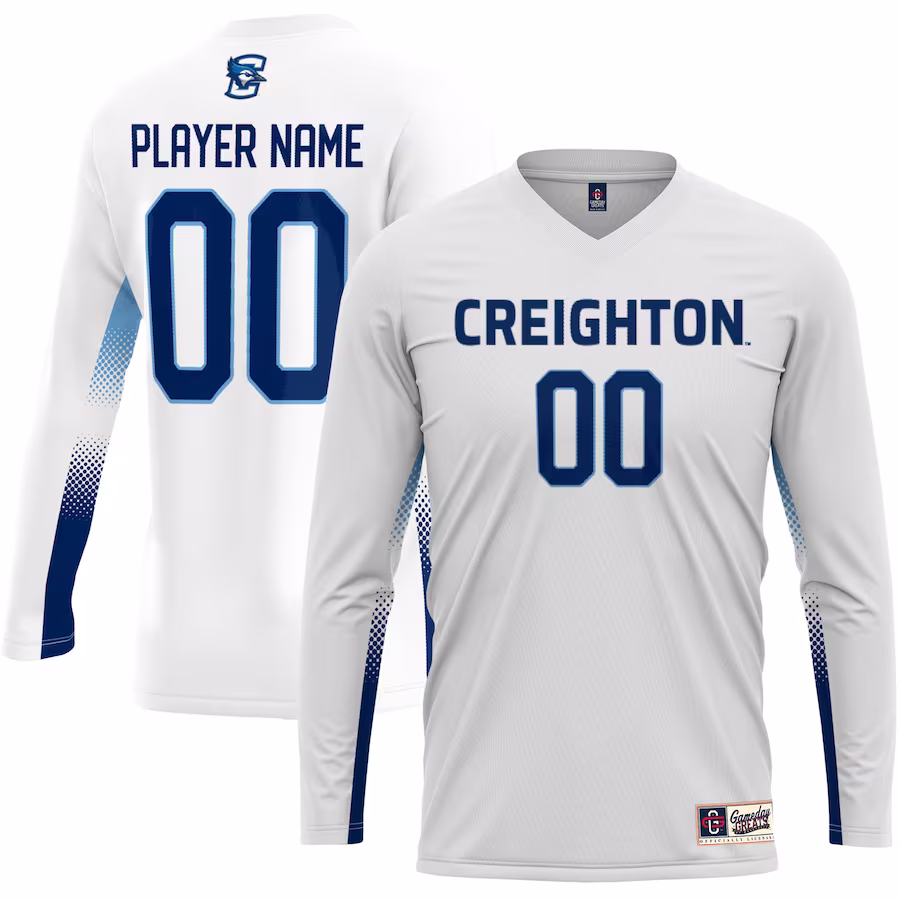 Creighton Bluejays GameDay Greats Youth NIL Lightweight Volleyball Jersey - White - Ujersey Shop