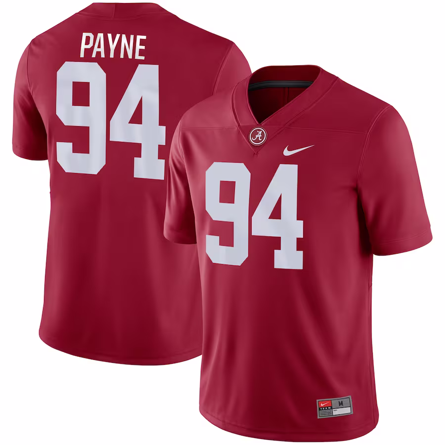 Da'Ron Payne Alabama Crimson Tide Nike Game Jersey - Crimson - Ujersey Shop